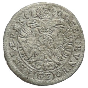 Leopold I. 1657-1705, 3 krejcar 1701 GE Prague-Egerer