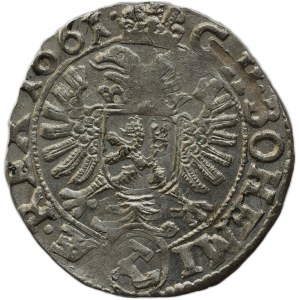 Leopold I. 1657-1705, 3 krejcar 1661 Kutná Hora - Hackl