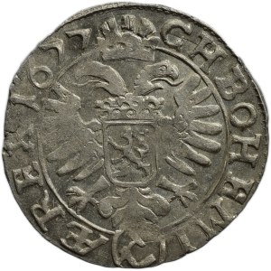 Leopold I. 1657-1705, 3 krejcar 1677 Kutná Hora - Hackl