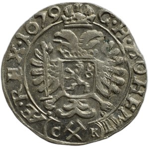 Leopold I. 1657-1705, 3 krejcar 1679 Kutná Hora - Krahe