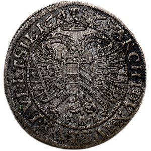 Leopold I. 1657-1705, 3 krejcar 1665 FBL Kladsko - Franc de Lisola
