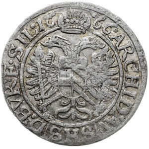 Leopold I. 1657-1705, 3 krejcar 1666 SHS Vratislav - Hammerschmidt