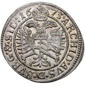 Leopold I. 1657-1705, 3 krejcar 1673 Opolí - Ehinger