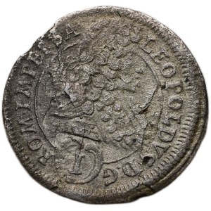 Leopold I. 1657-1705, 1 krejcar 1695 GE Prague - Egerer