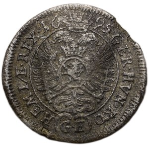 Leopold I. 1657-1705, 1 krejcar 1695 GE Prague - Egerer