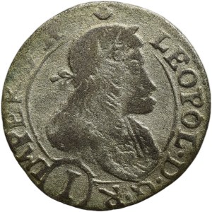 Leopold I. 1657-1705, 1 krejcar 1693 CK Kutná Hora - Krahe