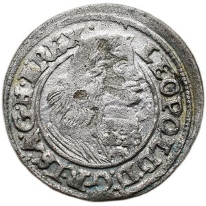 Leopold I. 1657-1705, 1 krejcar 1661 GH Vratislav - Hübner