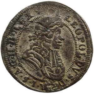 Leopold I. 1657-1705, 1 krejcar 1699 MMW Vratislav/Opolí - Wackerl