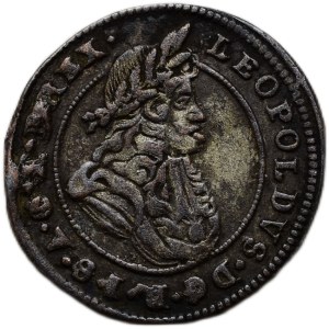 Leopold I. 1657-1705, 1 krejcar 1700 CB Shore - Brettschneider