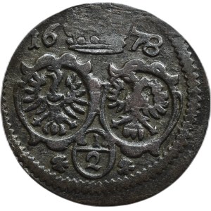 Leopold I. 1657-1705, 1/2 krejcar 1678