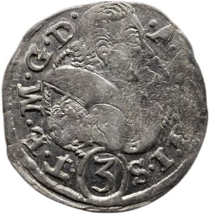 Těšín, Adam Václav 1594-1617, 3 krejcar 1613 DR