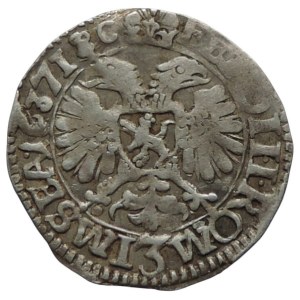 Šlik Jindřich, 3 krejcar 1637 I-C