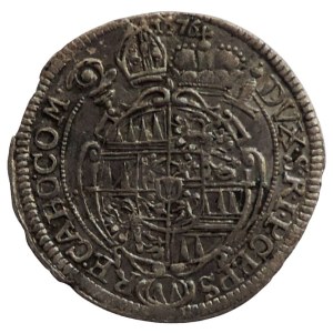 Olomouc Bishopric, Charles II. Liechtenstein 1664-1695, 3 krejcar 1676 SV-329