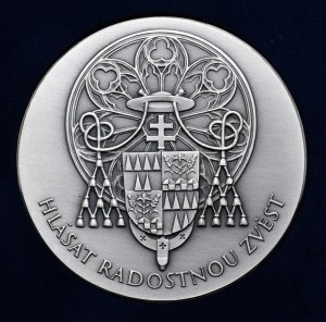 Olomouc Archbishop Josef Nuzík 2024 -, inauguration medal Ag 60mm/110g