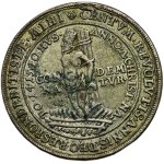 Church medal, Master Jan Hus, Unsigned - Hus thaler - cast b.l. (ca. 18th century) - bust from right, inscription and description / Hus on the border, inscription, two descriptions, Ag 42mm, st.after eyelet, striations, patina, 21.968g