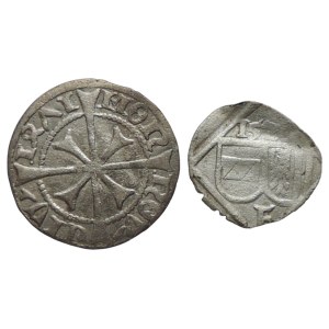 Friedrich III. (V.), grossetl 1471 Fa 46 + Ferdinand I. fenik 1528 Linz zvlněný 2ks