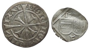 Friedrich III. (V.), grossetl 1471 Fa 46 + Ferdinand I. fenik 1528 Linz wavy 2pc