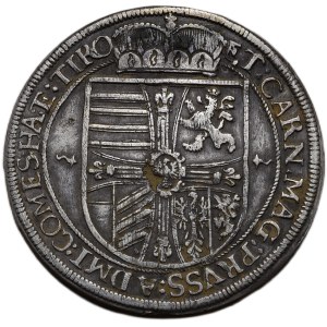 Tyroly, arc. Maxmilián (III.) 1602/12-1618/19, tolar 1615 CO Hall-Orber
