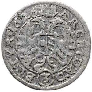 Ferdinand II. 1619-1637, 3 krejcar 1626 Vídeň