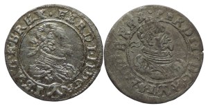 Ferdinand II. 1619-1637, 3 krejcar 1624, 1625 Vienna-Fellner 2 pcs