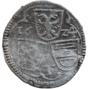 Ferdinand II. 1619-1637, 1/2 krejcar = 2 fenik 1624 Graz