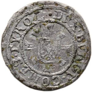 Tyroly, arcivévoda Leopold 1620-1632, 1 krejcar b.l., Hall