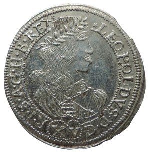 Leopold I. 1657-1705, XV krejcar 1660 b.n. Vienna