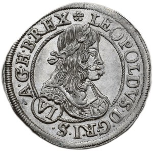 Leopold I. 1657-1705, VI krejcar 1670 IAN Graz-Nowak