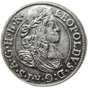 Leopold I. 1657-1705, 3 krejcar 1682 Hall