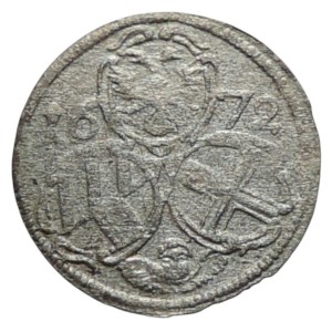 Leopold I. 1657-1705, 2 fenik 1672 Vienna