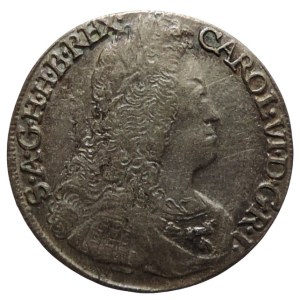 Karl VI. 1711-1740, VI krejcar 1729 Halle