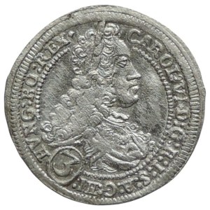 Charles VI. 1711-1740, 3 Krejcar 1724 Graz