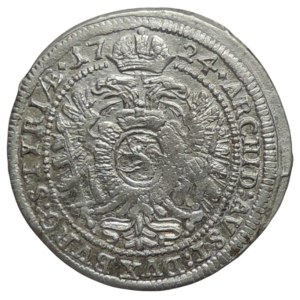 Charles VI. 1711-1740, 3 Krejcar 1724 Graz