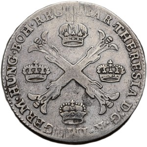 Maria Theresa 1740-1780, thaler of the cross 1765 Brussels