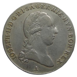 Josef II. 1780-1790, 1/2 tolar křížový 1790 A