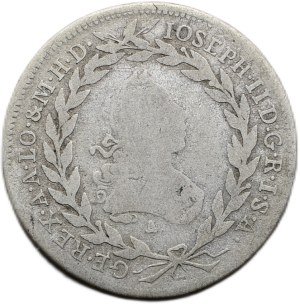 Joseph II. 1780-1790, 10 Krejcar 1769 A/C-K, Vienna