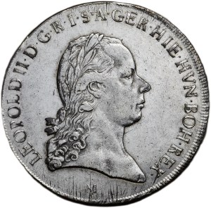 Leopold II. 1790-1792, thaler 1792 M
