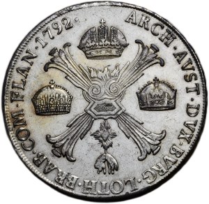 Leopold II. 1790-1792, thaler 1792 M