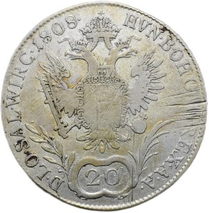 Francis II. 1792-1835, 20 krejcar 1808 A