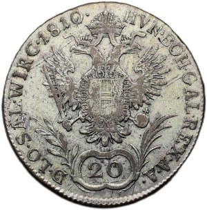 Francis II. 1792-1835, 20 krejcar 1810 A