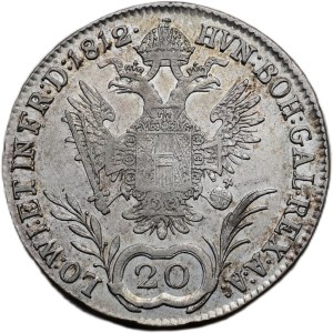 Francis II. 1792-1835, 20 krejcar 1812 A