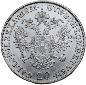 Francis II. 1792-1835, 20 krejcar 1831 M