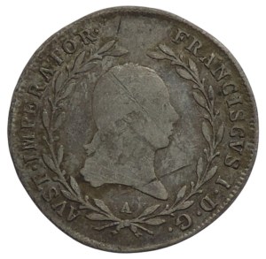 Francis II. 1792-1835, 10 krejcar 1809 A, just. R