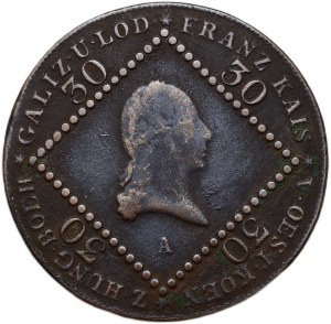 Francis II. 1792-1835, Cu 30 krejcar 1807 A