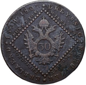 Francis II. 1792-1835, Cu 30 krejcar 1807 A
