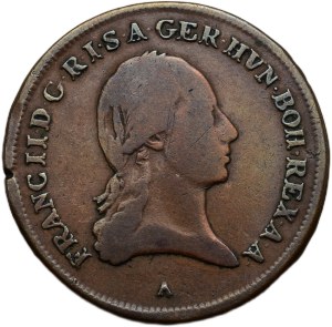 Francis II. 1792-1835, Cu 3 krejcar 1799 A - thick clip