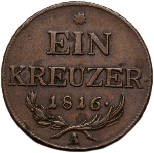 Francis II. 1792-1835, Cu krejcar 1816 A