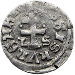 Ludvík z Anjou 1342-1382, denár Huszár 547 L-S
