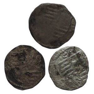 Sigismund of Luxembourg 1387-1437, denarius 3 pcs