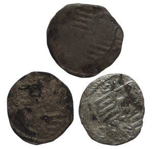Sigismund of Luxembourg 1387-1437, denarius 3 pcs